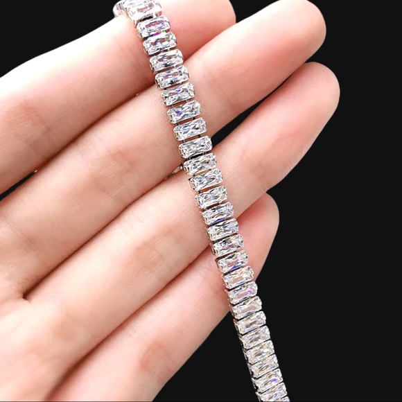 🎁 The Larynah Lab Diamond Tennis Necklace - Picture 5 of 14